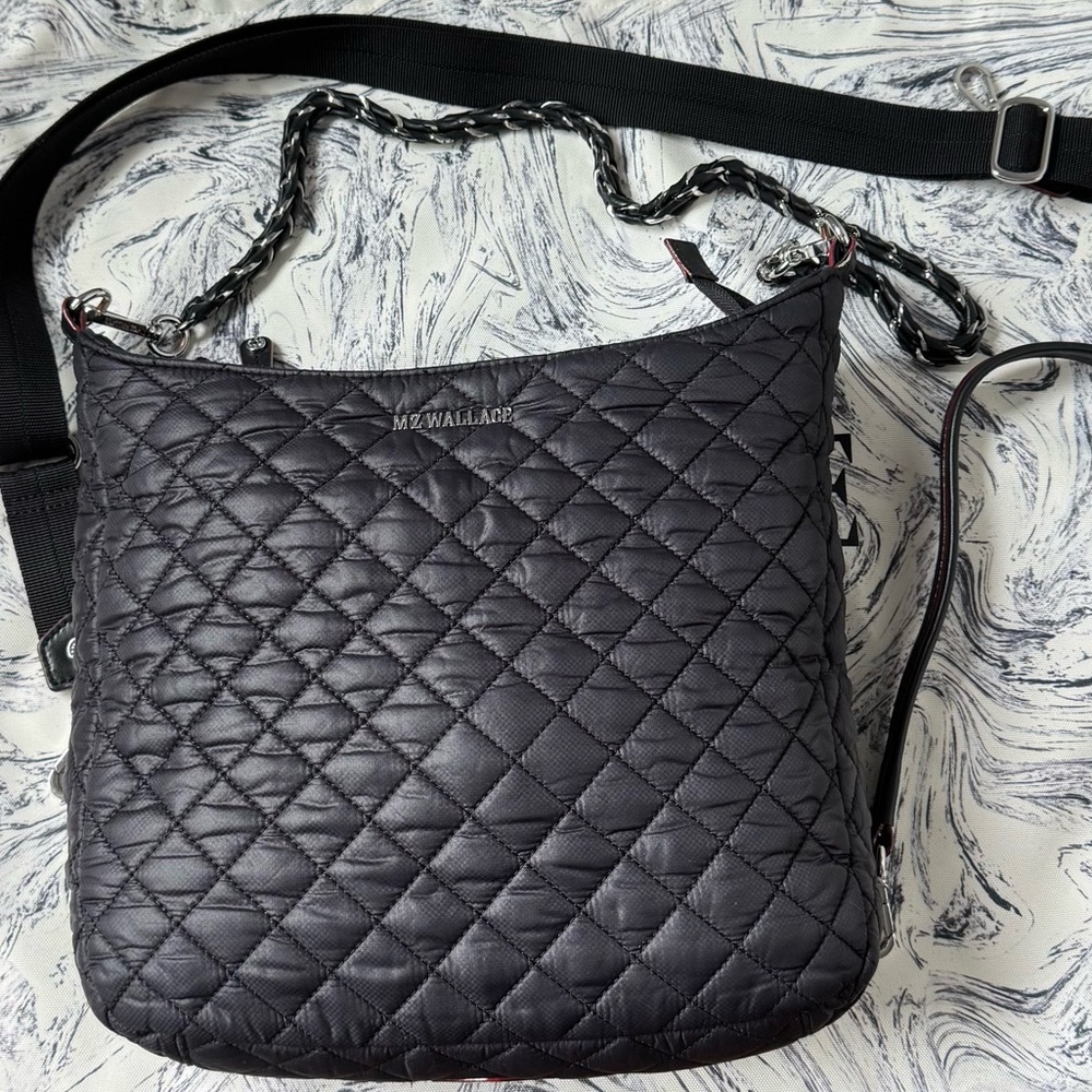 MZ Wallace Midnight Quilted Shoulder Bag